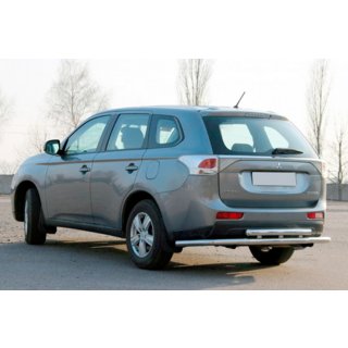 Zadnji zaščitni lok AK004 (nerjaveče jeklo) Mitsubishi Outlander 2012–2021 fotografija 1