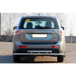 Zadnji zaščitni lok AK004 (nerjaveče jeklo) Mitsubishi Outlander 2012–2021 fotografija 2