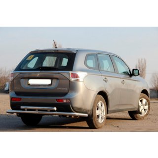 Zadnji zaščitni lok AK004 (nerjaveče jeklo) Mitsubishi Outlander 2012–2021 fotografija 3