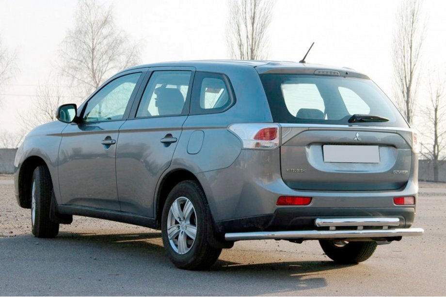 Mitsubishi Outlander 2012–2021 Zadnji zaščitni lok AK004 (nerjaveče jeklo) Image