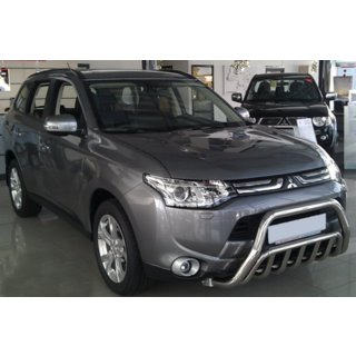Sprednji zaščitni lok WT002 (nerjaveče jeklo) Mitsubishi Outlander 2012–2021 fotografija 1