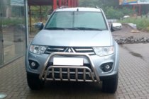 Mitsubishi Pajero Sport 2008–2015 Sprednji zaščitni lok WT002 (nerjaveče jeklo) fotografija 1