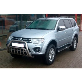 Sprednji zaščitni lok WT002 (nerjaveče jeklo) Mitsubishi Pajero Sport 2008–2015 fotografija 2