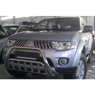 Sprednji zaščitni lok WT002 (nerjaveče jeklo) Mitsubishi Pajero Sport 2008–2015 fotografija 3