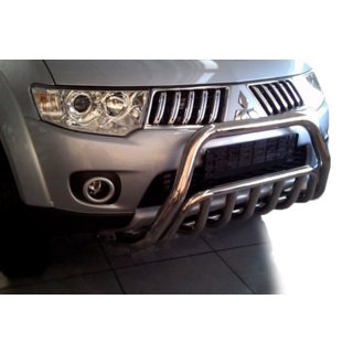 Sprednji zaščitni lok WT002 (nerjaveče jeklo) Mitsubishi Pajero Sport 2008–2015 fotografija 4