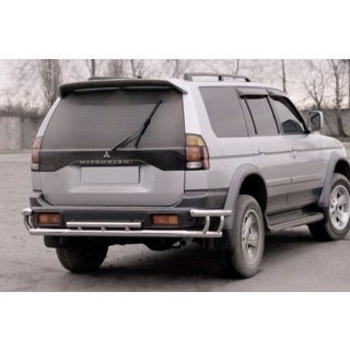 Zadnji zaščitni lok AK005-2 (nerjavno jeklo) Mitsubishi Pajero Sport 1996–2007 fotografija 1