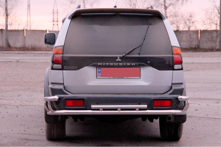 Mitsubishi Pajero Sport 1996–2007 Zadnji zaščitni lok AK005-2 (nerjavno jeklo) Fotografija 2