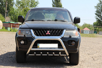 Mitsubishi Pajero Sport 1996–2007 Prednji zaščitni lok WT003 (nerjaveče jeklo) fotografija 4