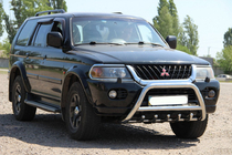 Mitsubishi Pajero Sport 1996–2007 Prednji zaščitni lok WT003 (nerjaveče jeklo) fotografija 3