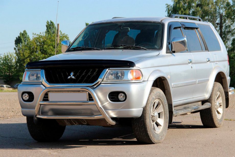 Mitsubishi Pajero Sport 1996–2007 Prednji zaščitni lok WT022 (nerjavno jeklo) Image