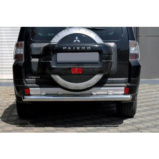 Zadnji zaščitni lok AK002 (nerjavno jeklo) Mitsubishi Pajero Wagon IV 2006–2021 fotografija 1