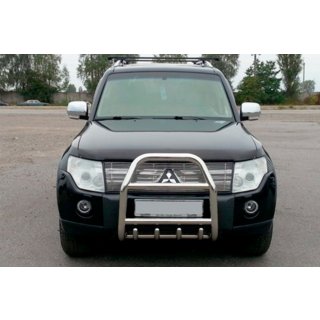 Kenguru lok QT007 (nerjaveče jeklo) Mitsubishi Pajero Wagon IV 2006–2021 fotografija 1