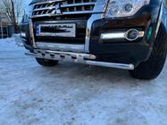 Mitsubishi Pajero Wagon IV 2006–2021 Sprednji zaščitni lok ST015 (nerjaveče jeklo) fotografija 6