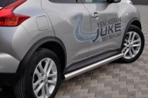 Nissan Juke 2010–2019 Stranske cevi Ø60 (2 kosa, nerjaveče jeklo) fotografija 2