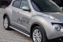 Nissan Juke 2010–2019 Stranske cevi Ø60 (2 kosa, nerjaveče jeklo) fotografija 1