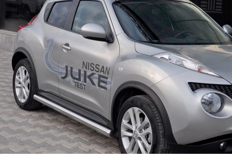 Nissan Juke 2010–2019 Stranske cevi Ø60 (2 kosa, nerjaveče jeklo) Image