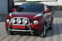 Nissan Juke 2010–2019 Sprednji zaščitni lok WT018 (nerjaveče jeklo) fotografija 2