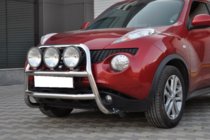 Nissan Juke 2010–2019 Sprednji zaščitni lok WT018 (nerjaveče jeklo) fotografija 5