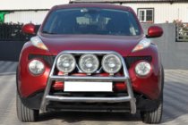 Nissan Juke 2010–2019 Sprednji zaščitni lok WT018 (nerjaveče jeklo) fotografija 3