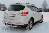 Nissan Murano 2008–2014 Zadnji zaščitni lok AK (nerjaveče jeklo) fotografija 1