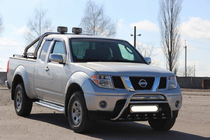 Nissan Navara 2006–2015 Prednji zaščitni lok WT003 (nerjaveče jeklo) fotografija 5