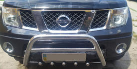 Nissan Navara 2006–2015 Prednji zaščitni lok WT003 (nerjaveče jeklo) fotografija 4