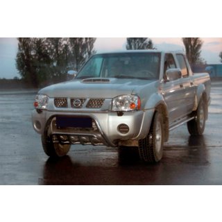 Prednji zaščitni lok WT002 (nerjavno jeklo) Nissan NP300 1999–2015 fotografija 1