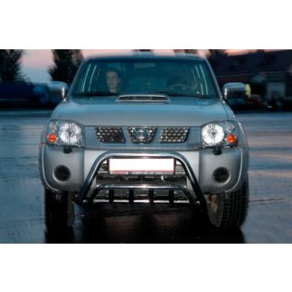 Prednji zaščitni lok WT002 (nerjavno jeklo) Nissan NP300 1999–2015 fotografija 2