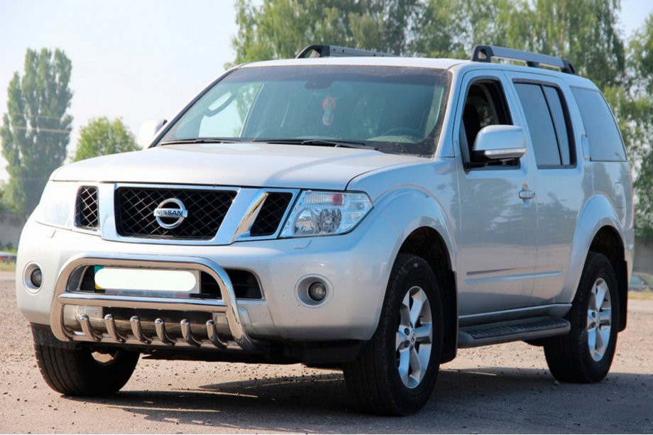 Nissan Pathfinder R51 2005–2014 Prednji zaščitni lok WT008 (nerjavno jeklo) Image