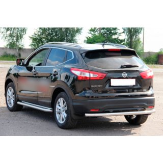 Zadnji zaščitni lok AK002 (nerjaveče jeklo) Nissan Qashqai 2014–2021 fotografija 2