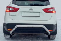 Nissan Qashqai 2014–2021 Zadnji zaščitni lok AK007-1 (inox) fotografija 4