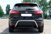 Nissan Qashqai 2014–2021 Zadnji zaščitni lok AK007-1 (inox) fotografija 2
