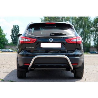 Zadnji zaščitni lok AK007-1 (inox) Nissan Qashqai 2014–2021 fotografija 2