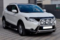 Nissan Qashqai 2014–2021 Sprednji zaščitni lok WT018 (nerjaveče jeklo) fotografija 1