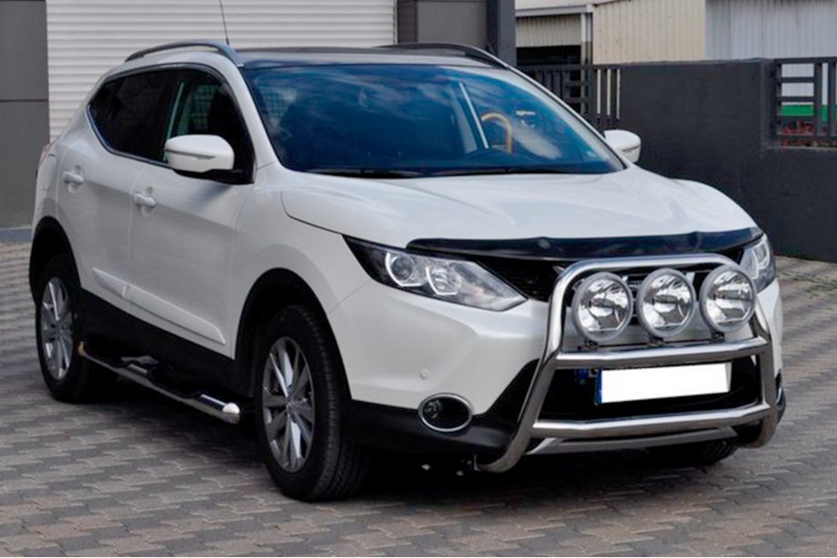 Nissan Qashqai 2014–2021 Sprednji zaščitni lok WT018 (nerjaveče jeklo) Image