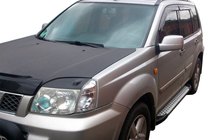 Nissan X-trail T30 2002–2007 Stranske stopnice Allmond Grey (2 kosa, aluminij) fotografija 1