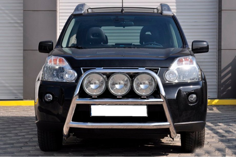 Nissan X-trail T31 2007–2014 Sprednji zaščitni lok WT018 (nerjaveče jeklo) Image