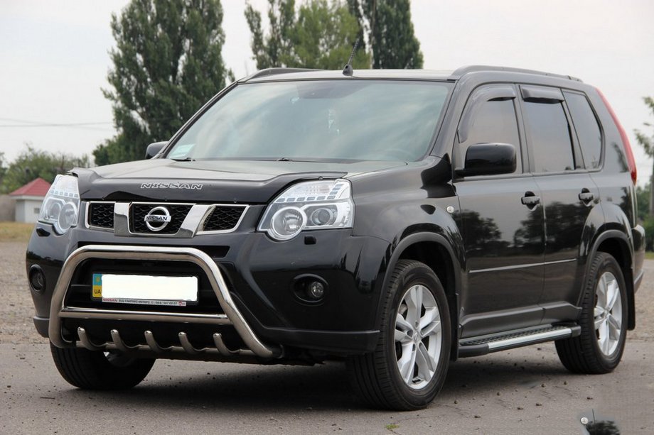 Nissan X-trail T31 2007–2014 Sprednji zaščitni lok WT003 (nerjavno jeklo) Fotografija 4