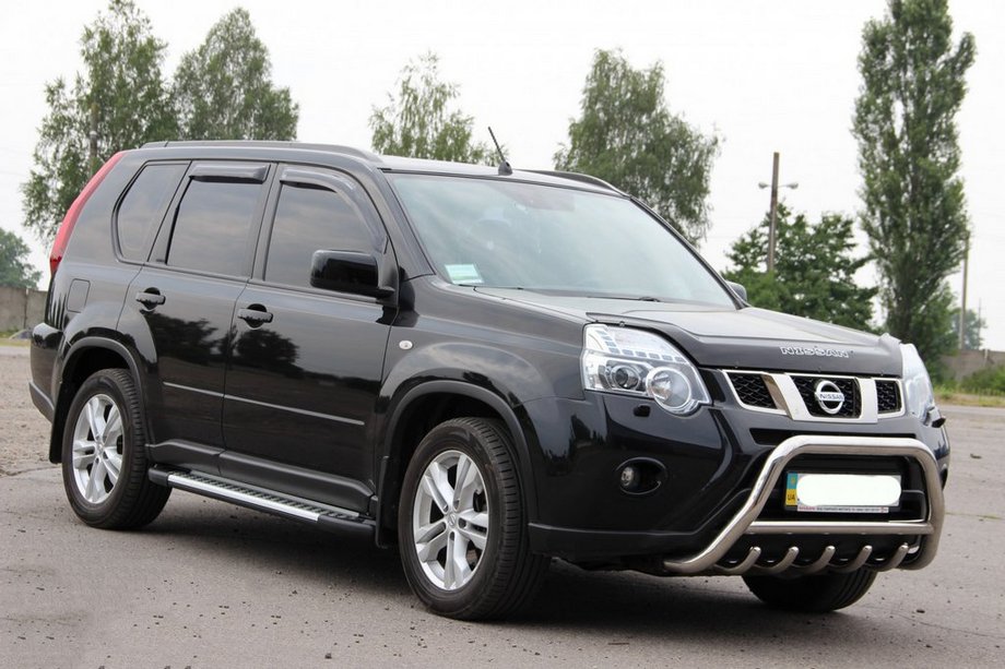 Nissan X-trail T31 2007–2014 Sprednji zaščitni lok WT003 (nerjavno jeklo) Fotografija 5