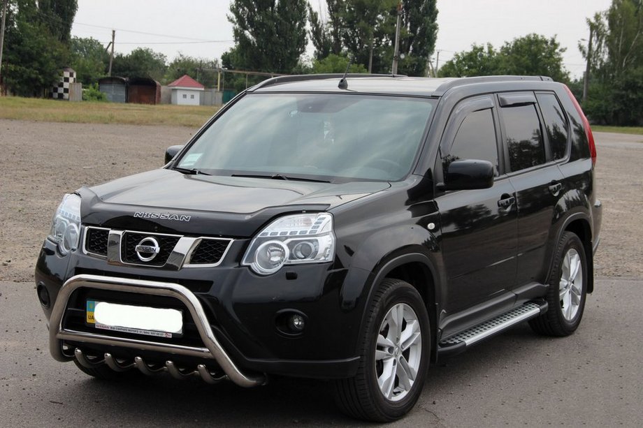 Nissan X-trail T31 2007–2014 Sprednji zaščitni lok WT003 (nerjavno jeklo) Fotografija 3