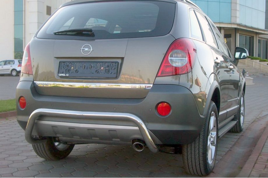 Opel Antara 2006–2017 Zadnji zaščitni lok AK007-1 (nerjavno jeklo) Image