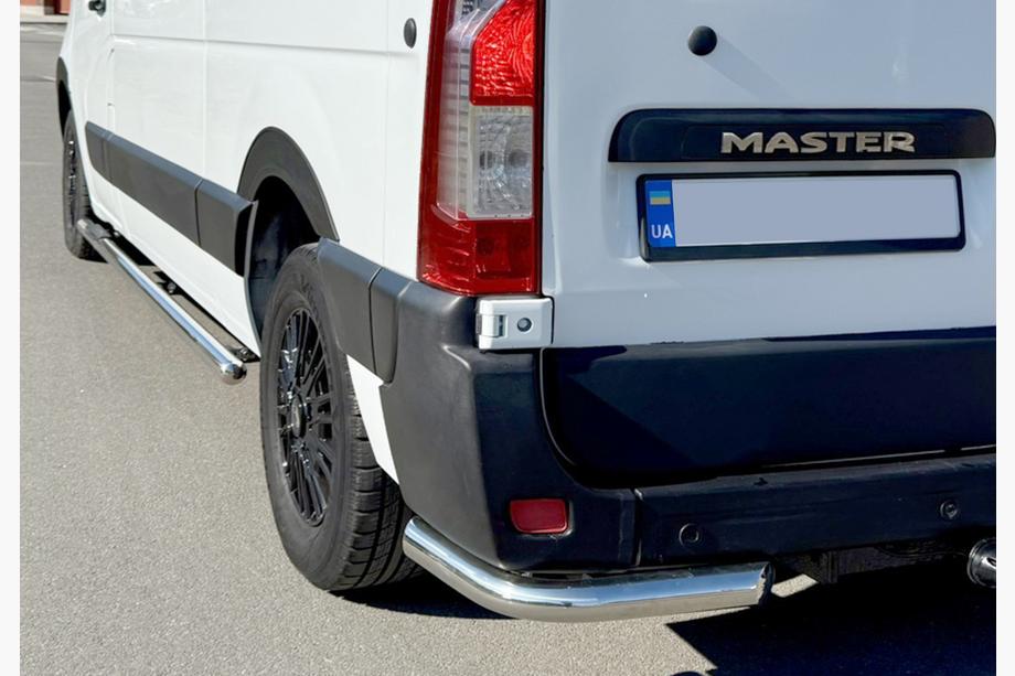 Renault Master 2011–2023 Bočne cevi BB002 (2 kosa, inox) Fotografija 8