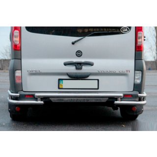 Zadnji zaščitni lok AK-Special (nerjavno jeklo) Opel Vivaro 2001–2015 fotografija 3