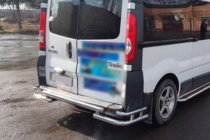Renault Trafic 2001–2015 Zadnji zaščitni lok AK-Special (nerjavno jeklo) fotografija 3