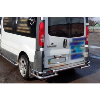Zadnji zaščitni lok AK-Special (nerjavno jeklo) Renault Trafic 2001–2015 fotografija 1