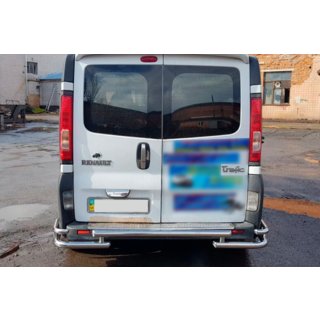 Zadnji zaščitni lok AK-Special (nerjavno jeklo) Renault Trafic 2001–2015 fotografija 2