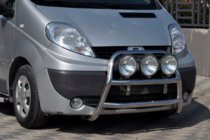 Opel Vivaro 2001–2015 Prednji zaščitni lok WT018 (inox) fotografija 1