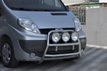 Renault Trafic 2001–2015 Prednji zaščitni lok WT018 (inox) fotografija 1