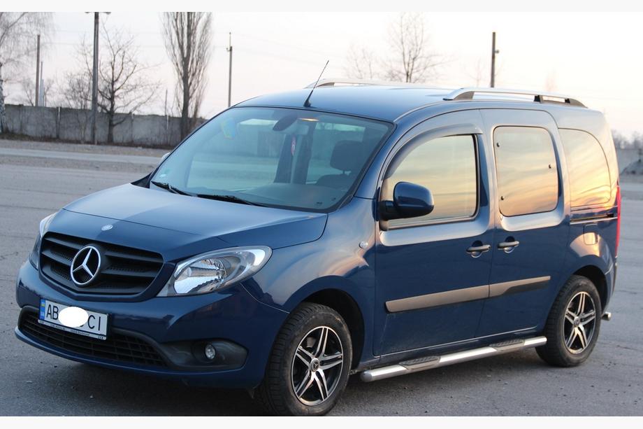 Mercedes Citan 2013–2021 Stranske cevi (2 kos, nerjavno jeklo) 51 mm, dolga medosna razdalja, brez plastičnih vložkov Fotografija 3