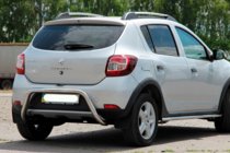 Renault Sandero 2013–2022 Zadnji zaščitni lok AK007 (nerjavno jeklo) fotografija 6